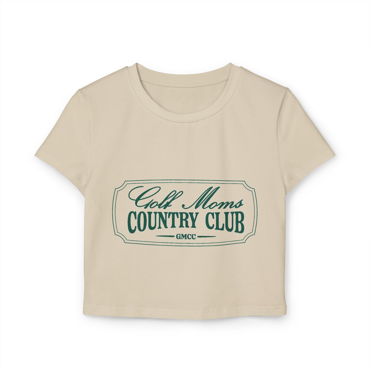 Golf Moms Country Club Cropped T-Shirt