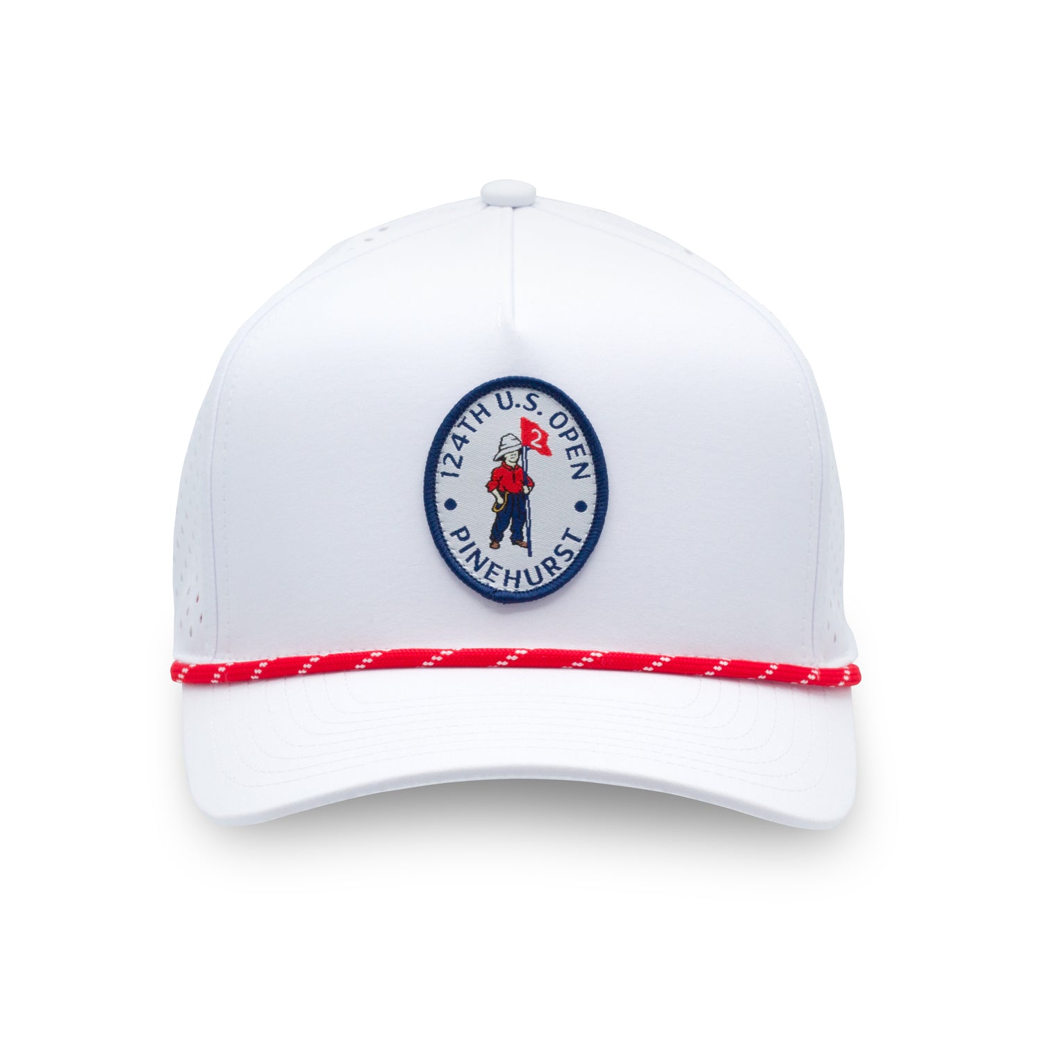 124th U.S. Open Performance Rope Hat - White / Red