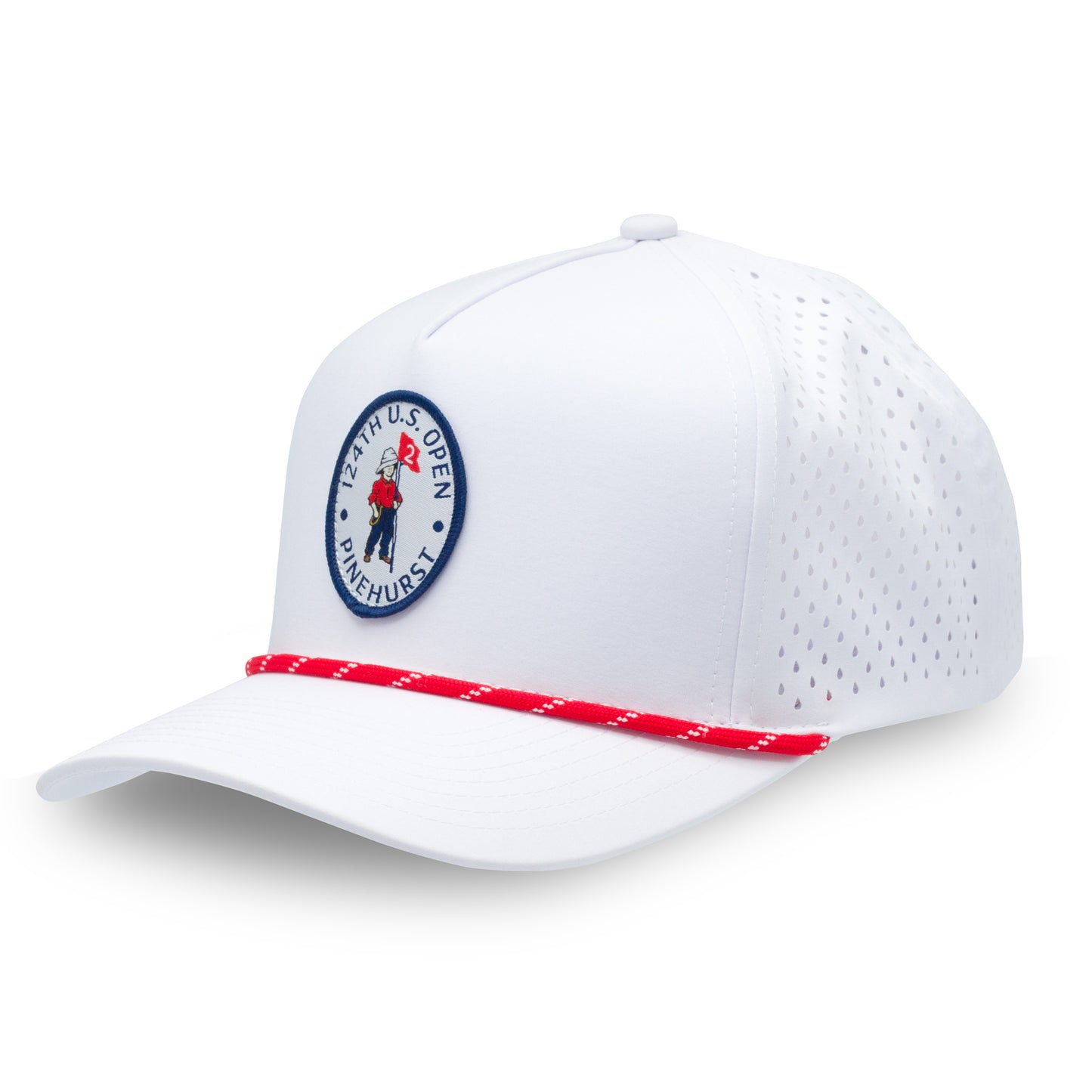 124th U.S. Open Performance Rope Hat - White / Red
