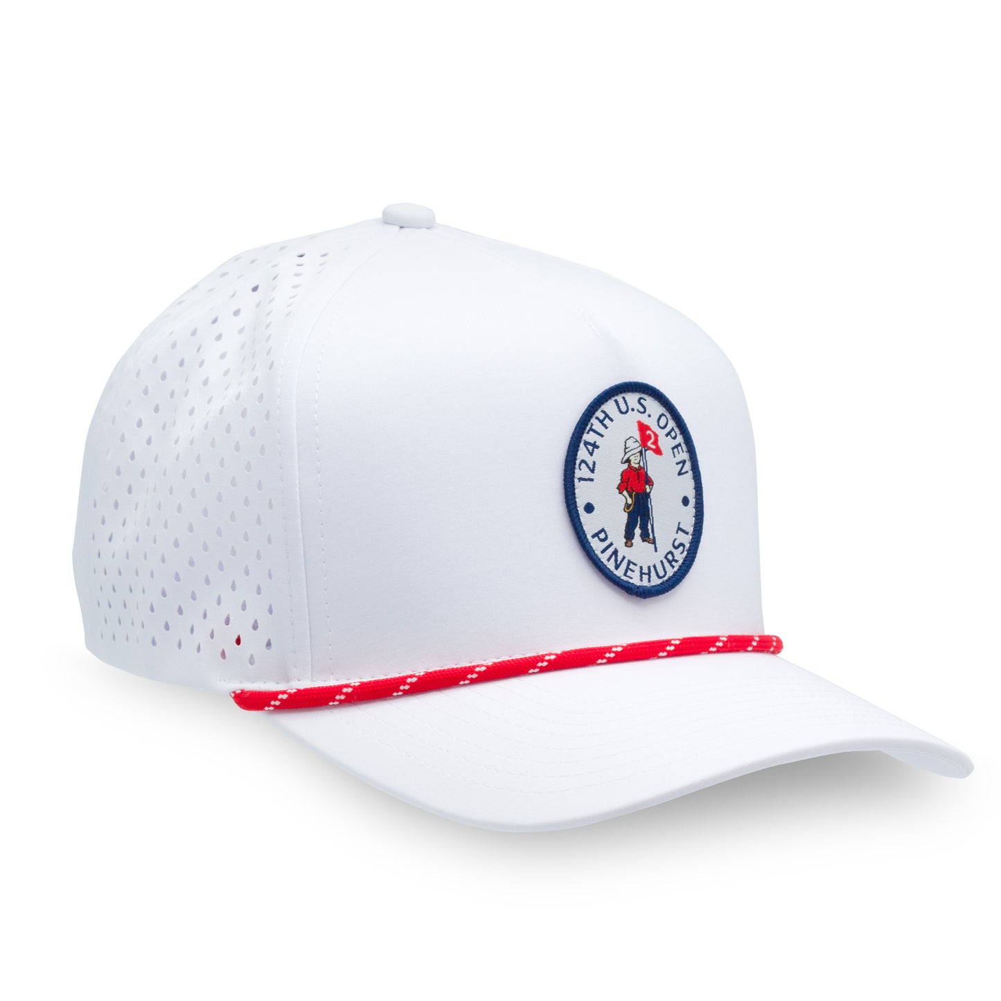 124th U.S. Open Performance Rope Hat - White / Red