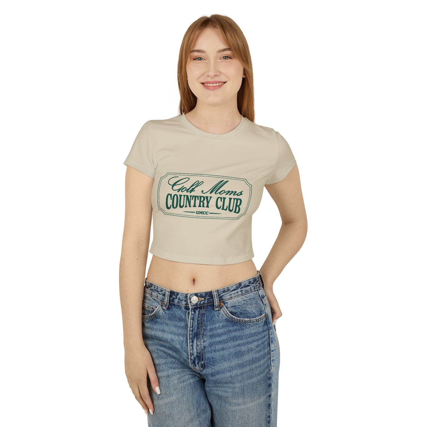Golf Moms Country Club Cropped T-Shirt