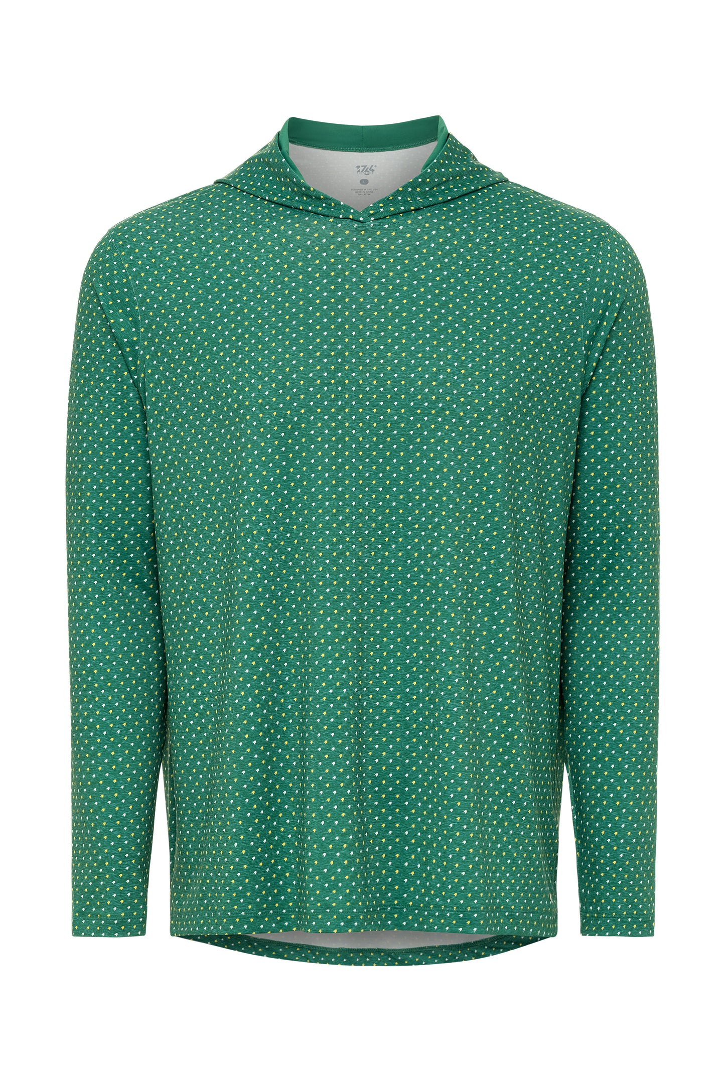 New Icon Junior Hoodie- Green/White/Yellow