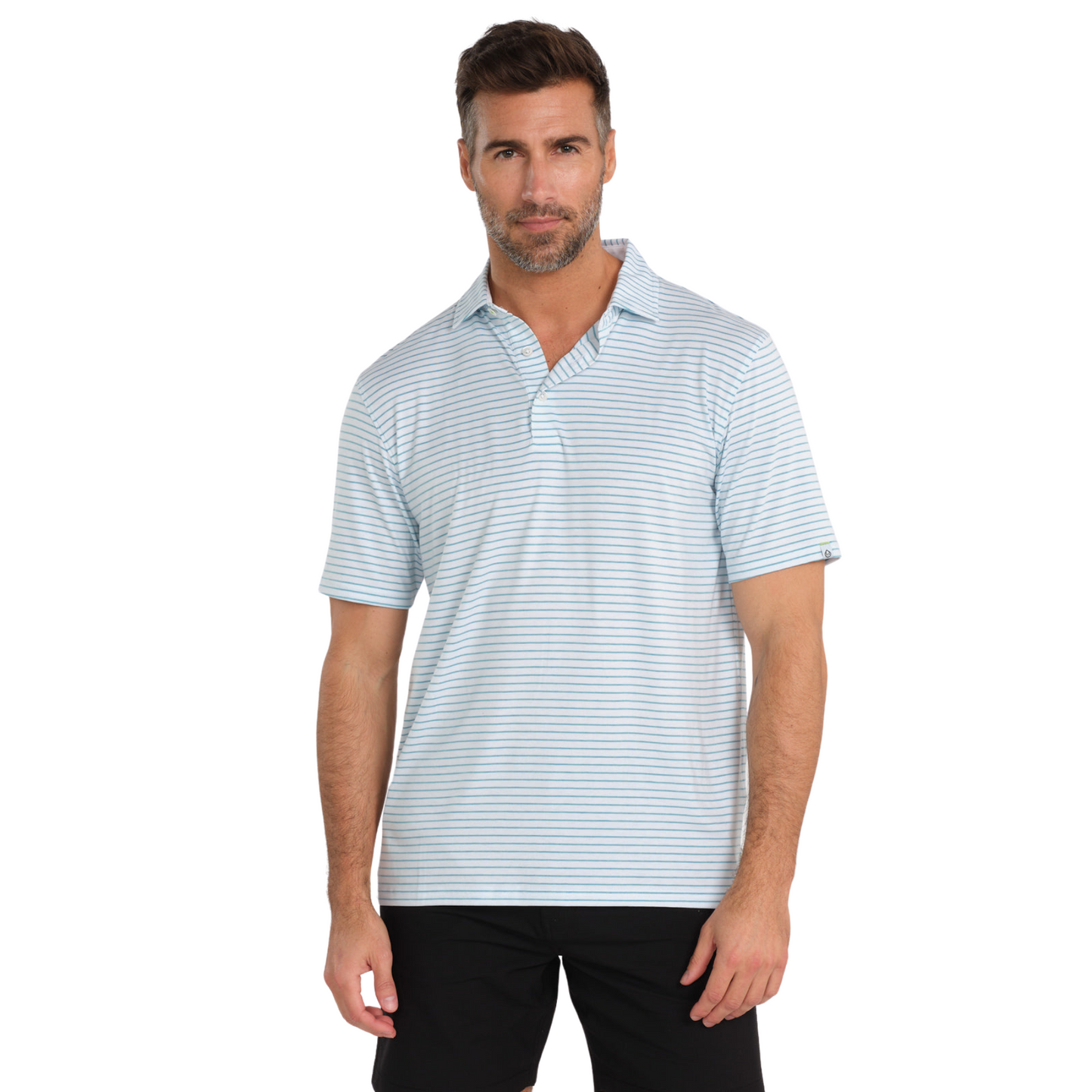 Cloud Lightweight Polo Brookline Stripe