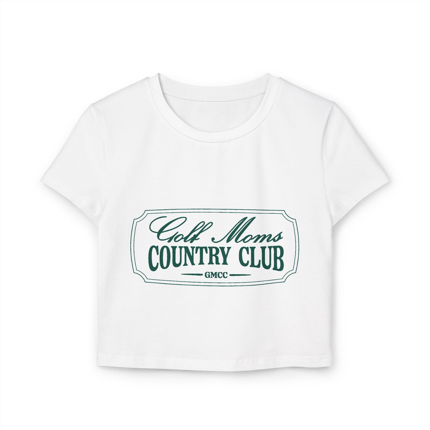 Golf Moms Country Club Cropped T-Shirt