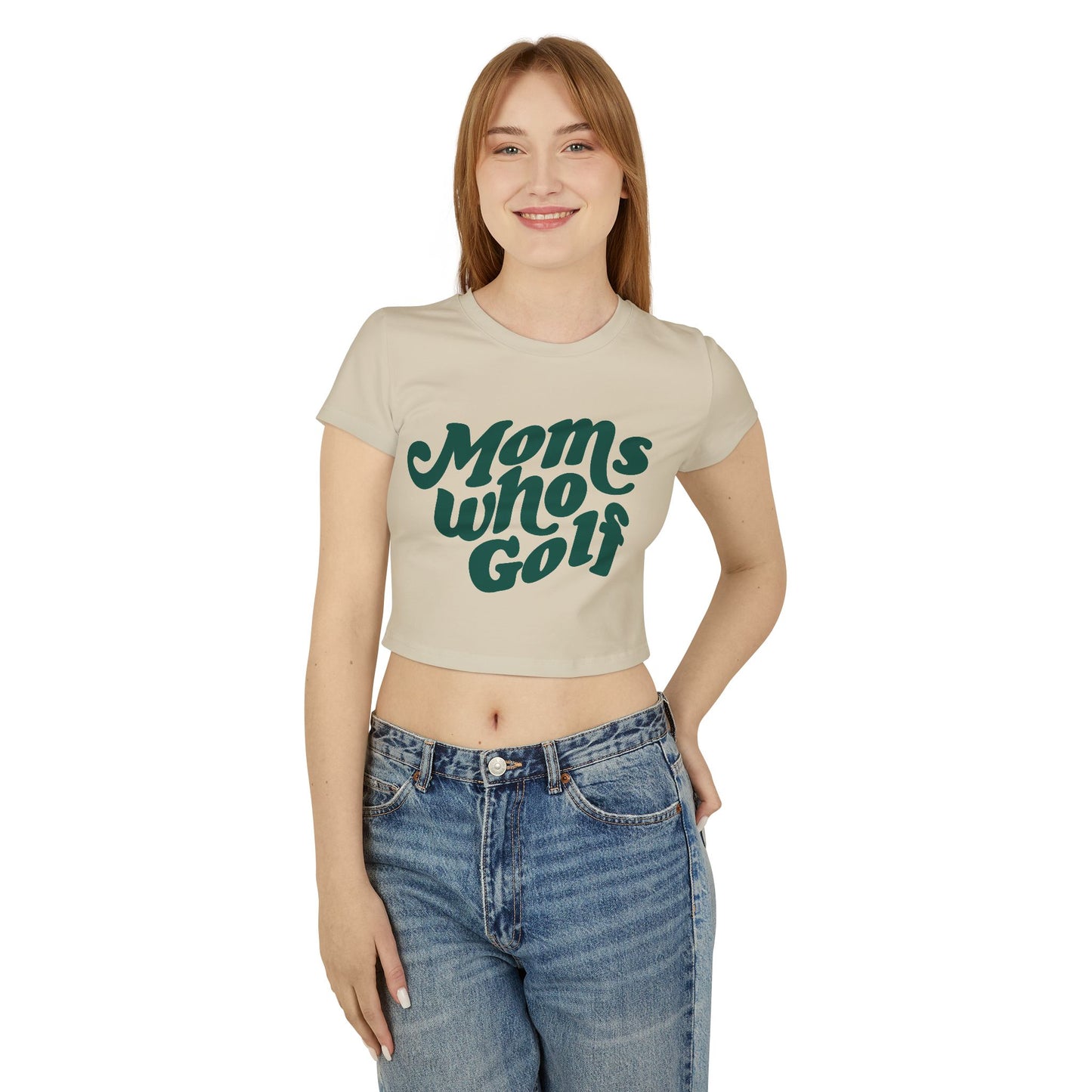 Moms Who Golf Cropped T-Shirt