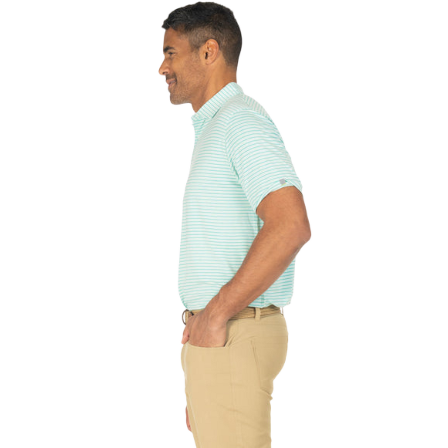 Cloud Lightweight Polo Brookline Stripe