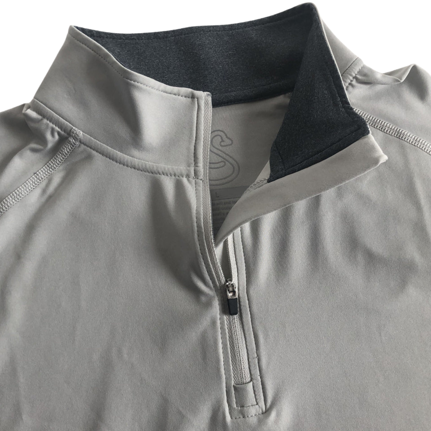 Swannies Golf Dunnaway Q-Zip- Glacier