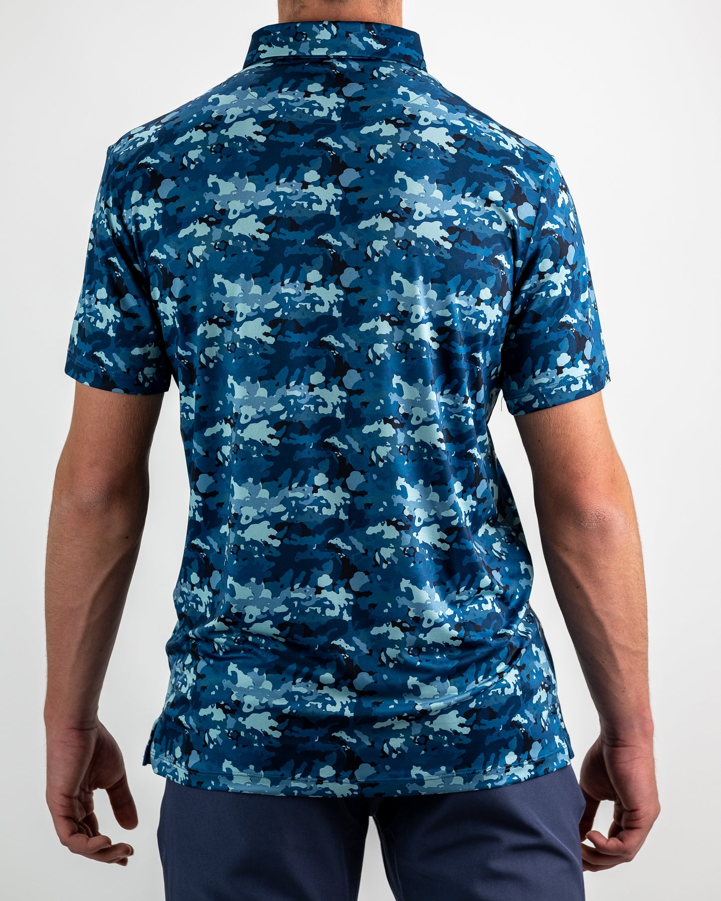 Pins and Aces Electric Camo Polo