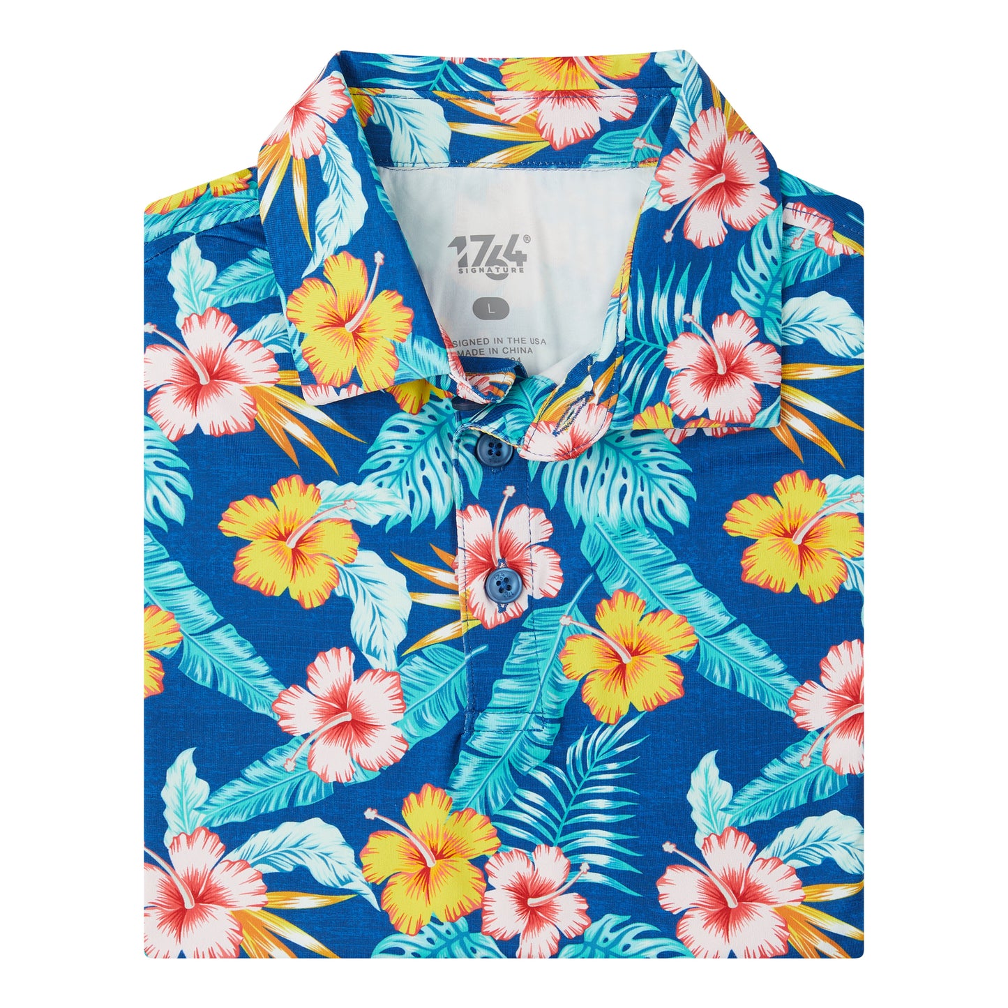 Tropicale Polo- Black