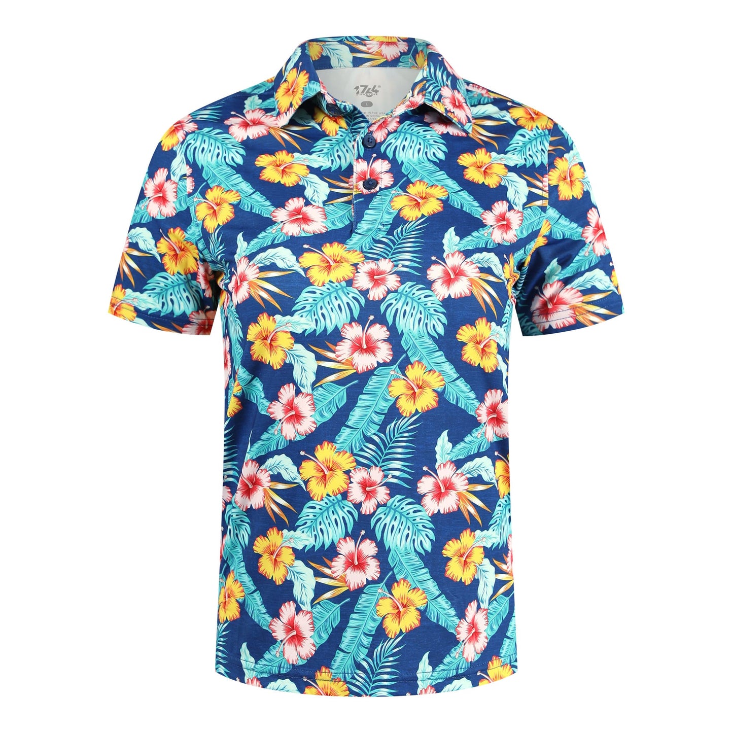 Tropicale Polo- Black
