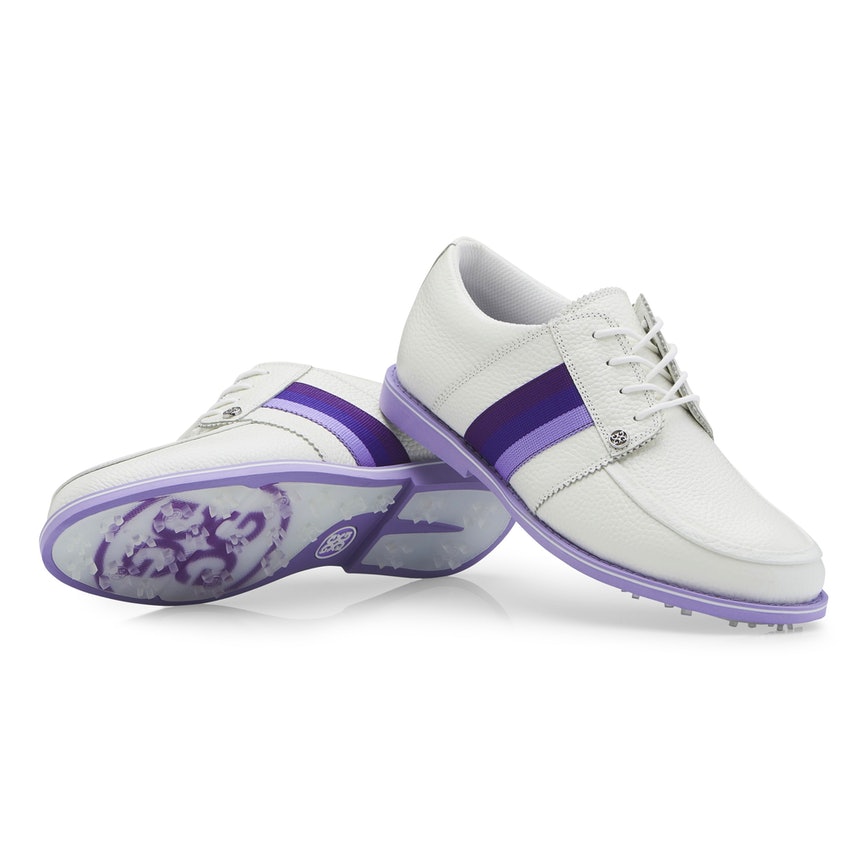 Ladies Grossgrain Gallivanter - Snow / Amethyst