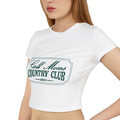 Golf Moms Country Club Cropped T-Shirt