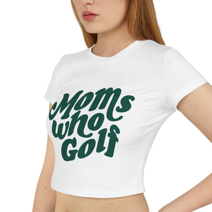 Moms Who Golf Cropped T-Shirt