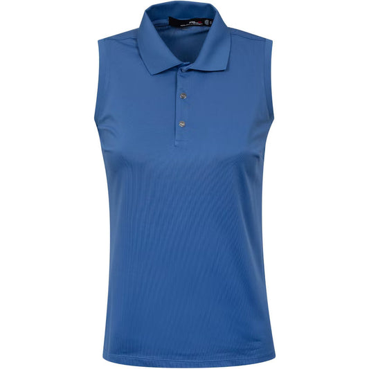 Women's Sleeveless Tournament Polo - French Blue