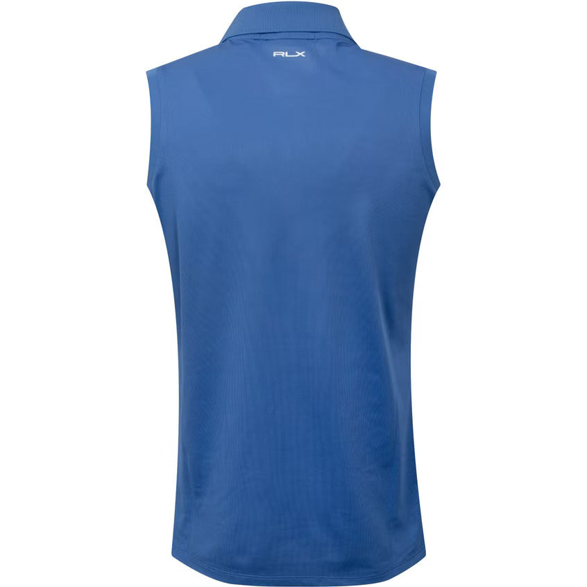 Women's Sleeveless Tournament Polo - French Blue