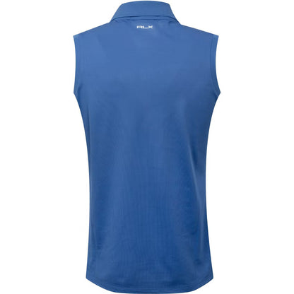 Women's Sleeveless Tournament Polo - French Blue