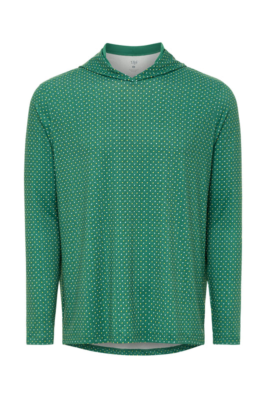 New Icon Junior Hoodie- Green/White/Yellow