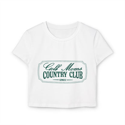 Golf Moms Country Club Cropped T-Shirt