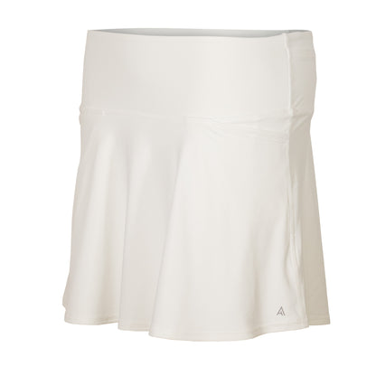 Cassie Solid Sunskort - White
