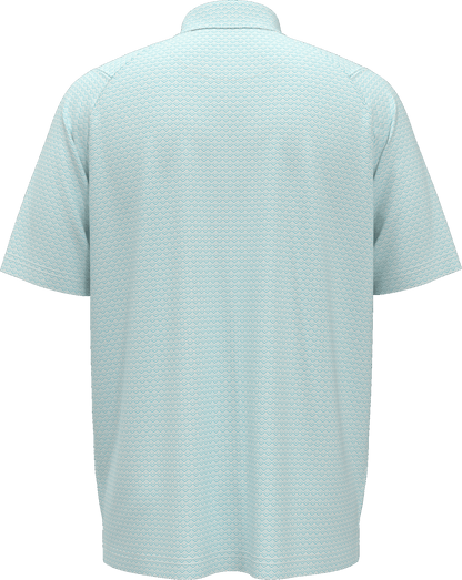 Callaway All Over Gradient Chev Print Polo