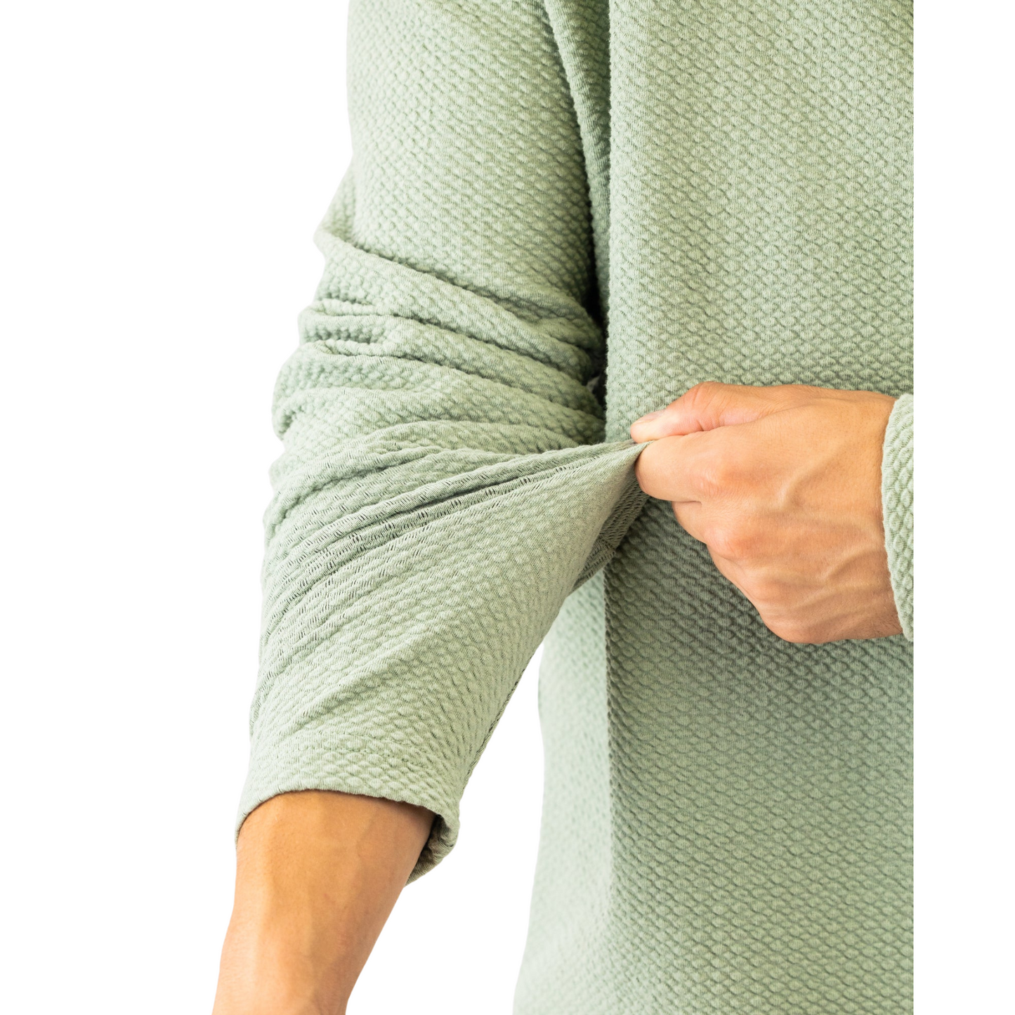 Player Preferred Waffle Knit Pullover - Olive