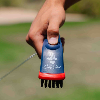 USA Golf Pocket Mag Towel + Golf Club Water Brush Pro Bundle