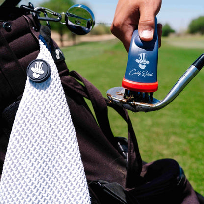 USA Golf Pocket Mag Towel + Golf Club Water Brush Pro Bundle