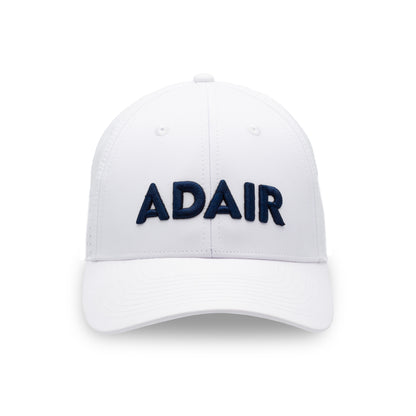 Ladies Performance Hat - White/Navy