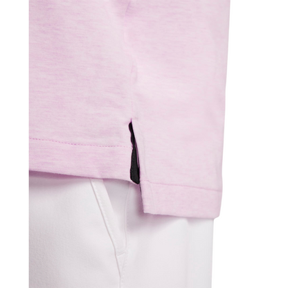 Nike Men's Dri-Fit Heather Tour Polo - Light Arctic Pink