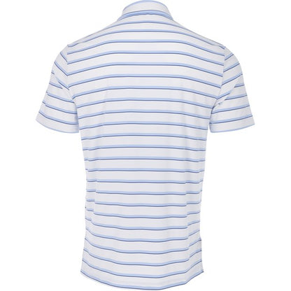 RLX lightweight Wide Multi Stripe Polo - Pure White Multi