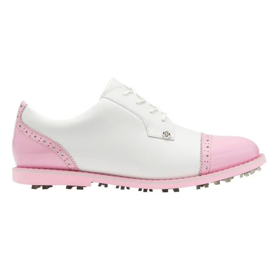 GFORE Ladies Cap Toe Gallivanter - Snow / Blush